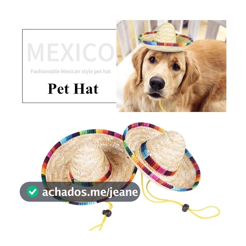 Chapéu de Palha para Cães de Estimação, Chapéu de Sol para Gatos, Chapéus de Palha para Festa na Praia, Chapéu Estilo Ha