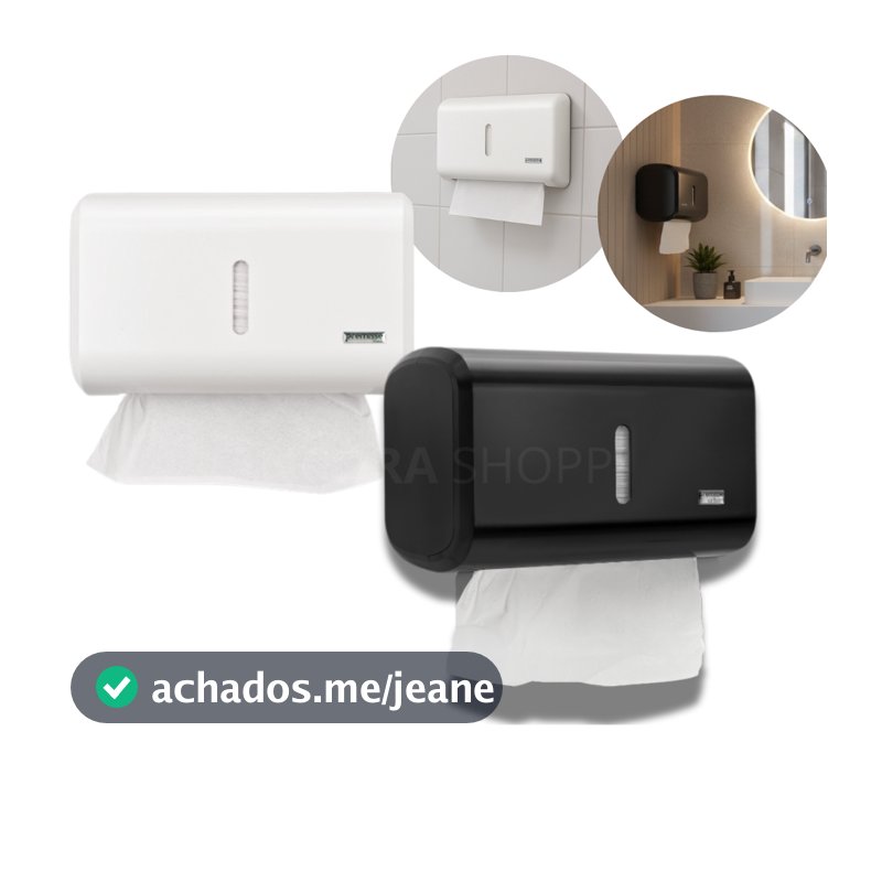 Dispenser Porta Papel Toalha Premisse Urban Suporte Compacto para Banheiro