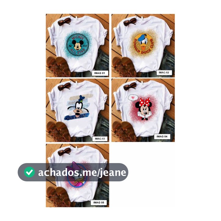 Camiseta Baby Look Estampas Femininas Moda Jovem PCKG 09