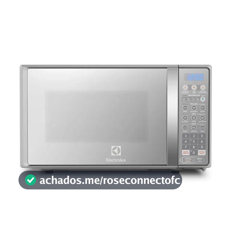 Micro-ondas Electrolux 20L cor Inox Espelhado com Função Tira Odor (MT30S)