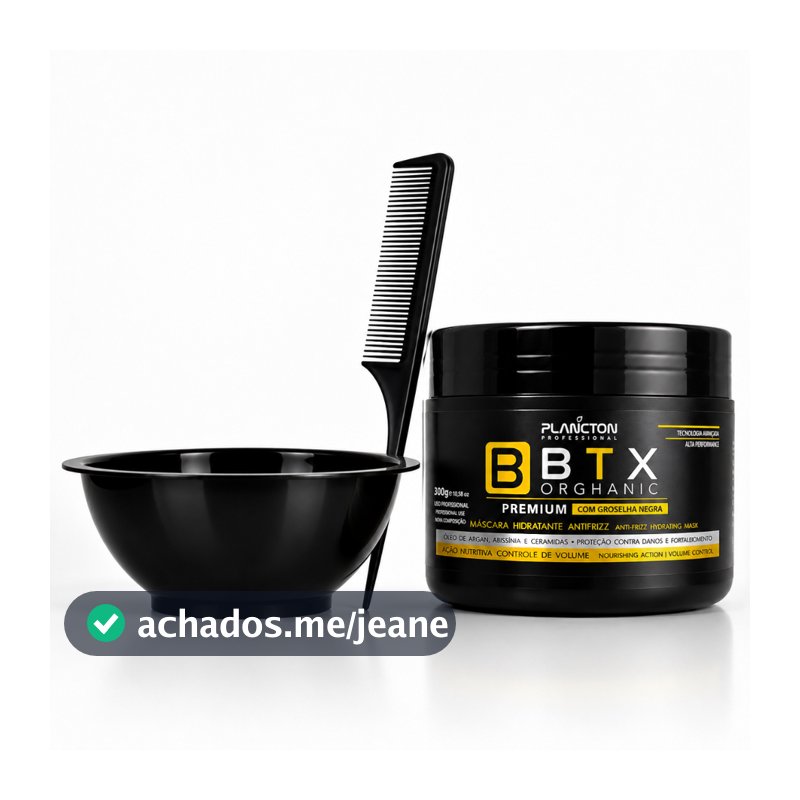 BTX Premium Plancton 300g – Redução de Volume Sem Formol + Kit Aplicador Grátis