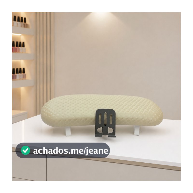 Apoio de braço manicure + Suporte para Celular para Manicure Ergonômico Confortável Alta Qualidade