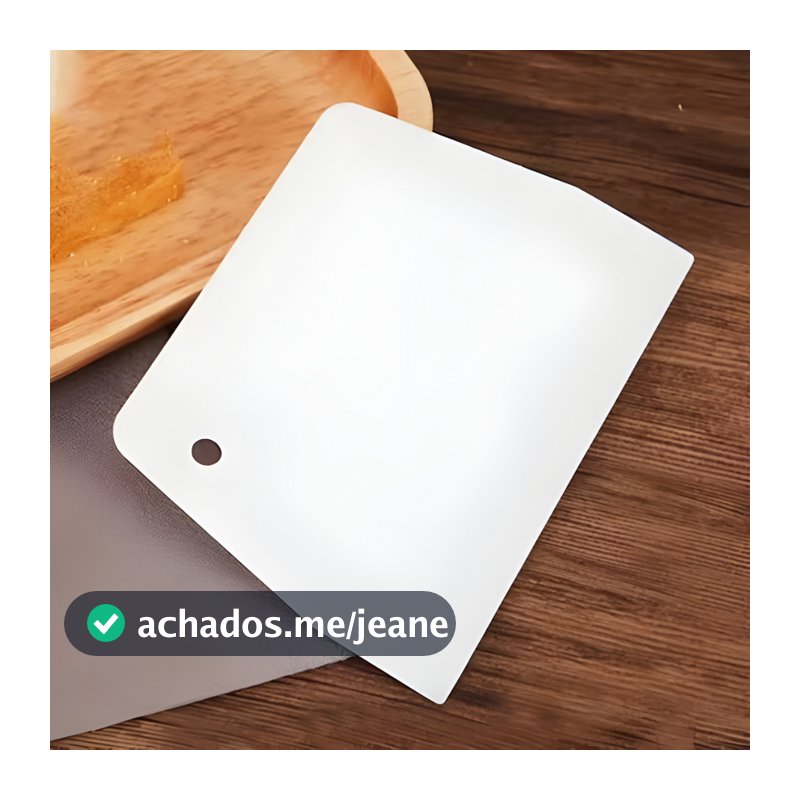 Raspador de Massa Confeitaria Espátula Raspadora e Cortadora (Plástico)