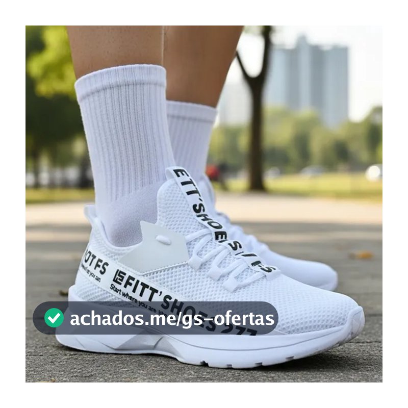 Tênis  Esportivo Confortável Academia Corrida Academia fittshoes