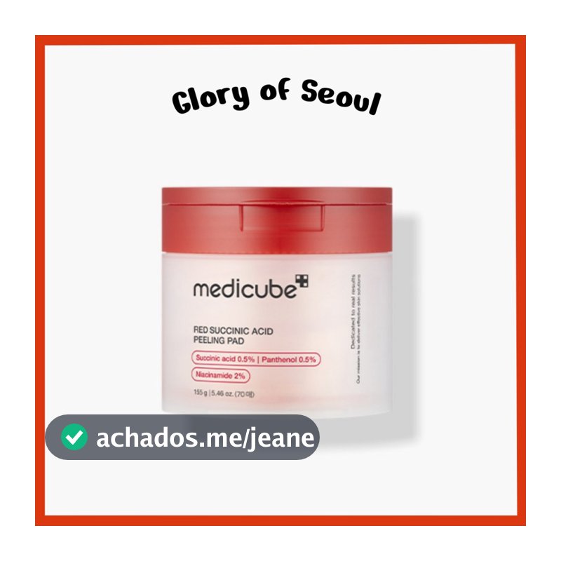 MEDICUBE Red Succinic Acid Peeling Pad, 155g (70 sheets)