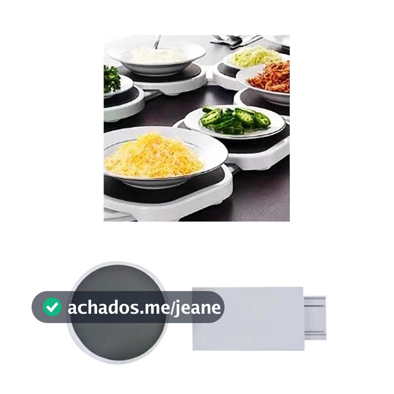 [Fineblue] Lazy Susan Revolution Mesa Longa Cozinha Plataforma Giratória Expansível
