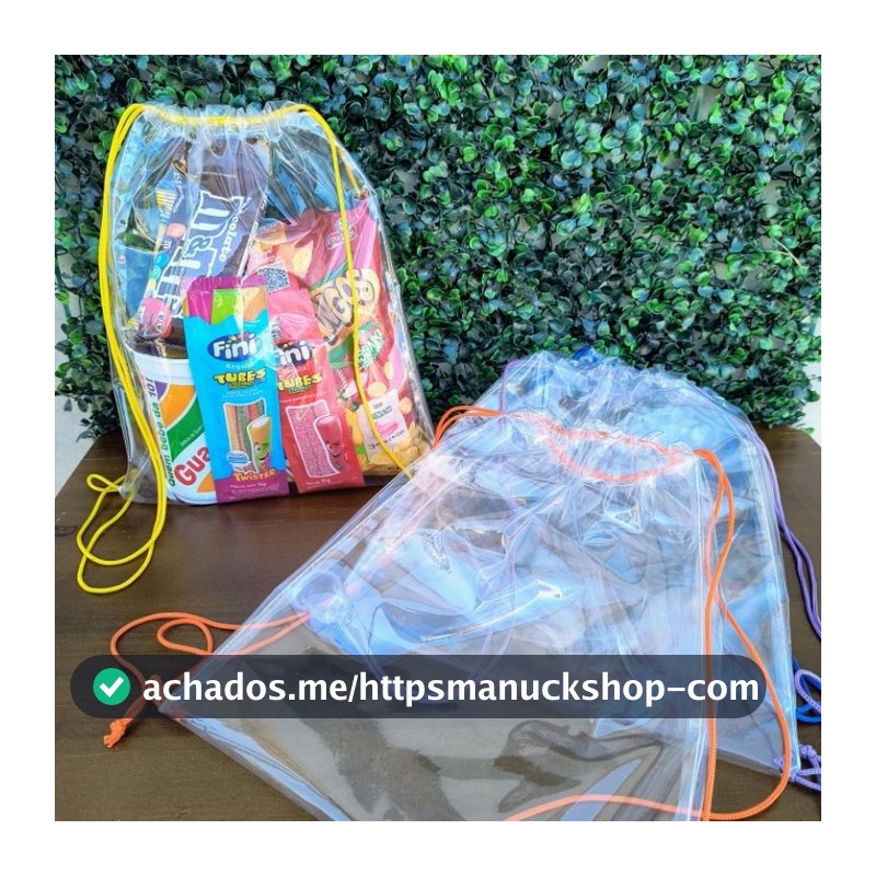 Kit bolsa/mochila/sacochila em cristal para festa, lembrancinha em cristal