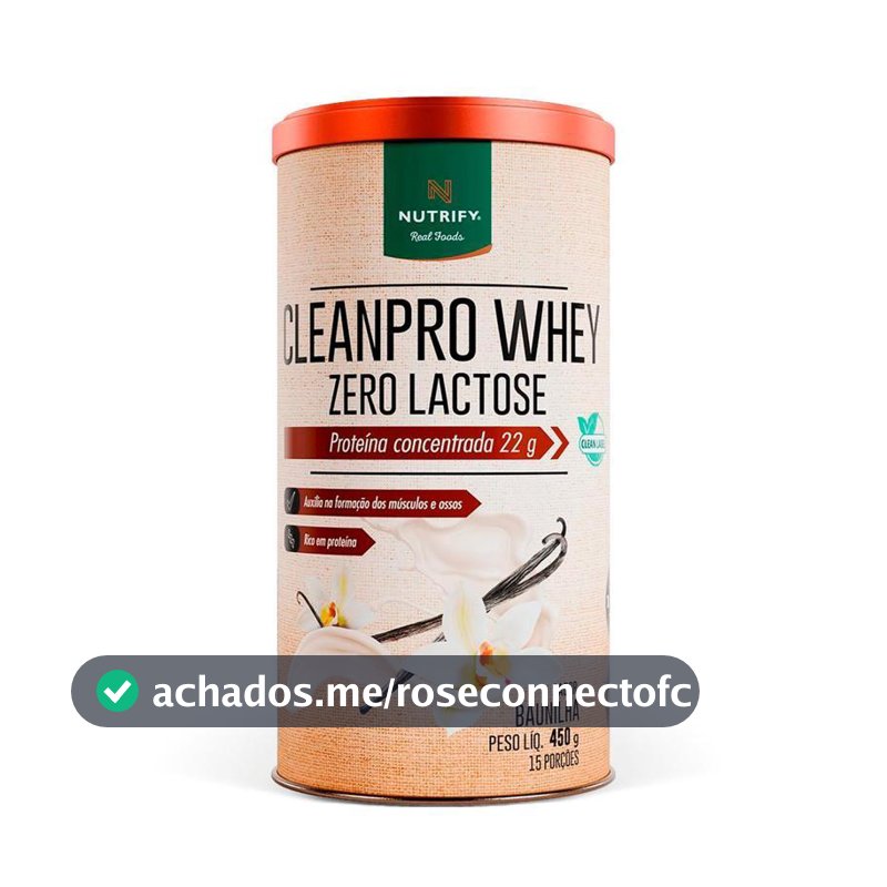 Nutrify CleanPro Whey Zero Lactose 450g