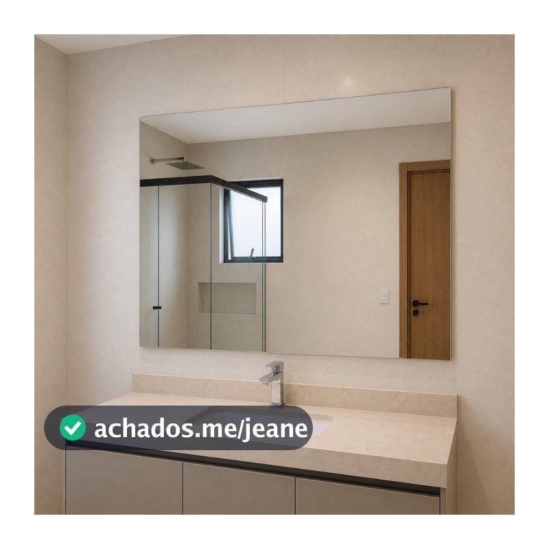 Espelho Grande Retangular 100x80 Para Corpo Inteiro Para Quarto/Sala/Banheiro Penteadeira