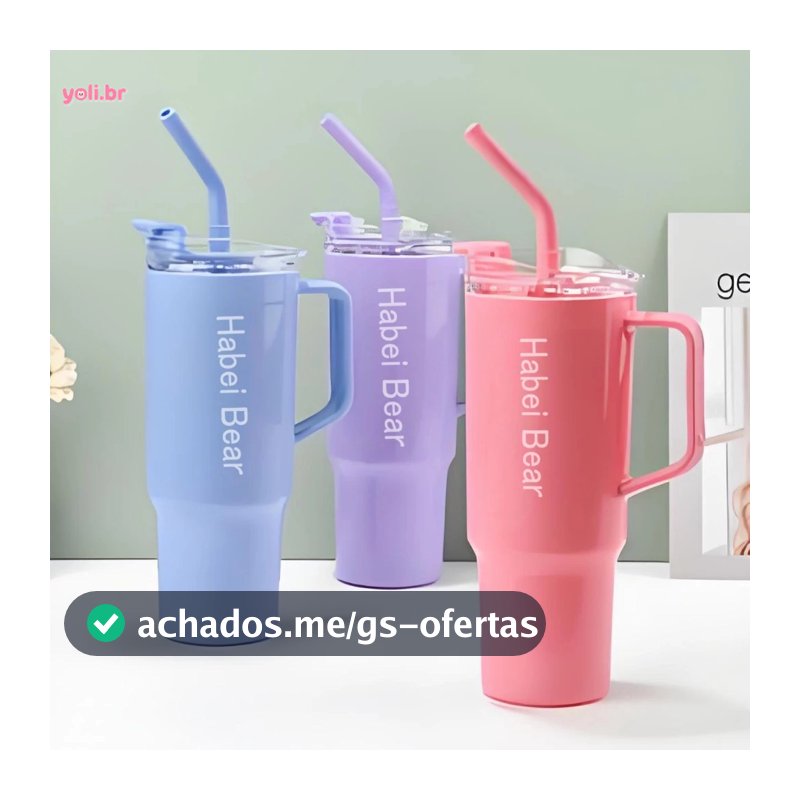 Kit 3 Garrafas Squeeze Motivacionais Garrafa Copo Água Com 1.2L e 800ml e 300ml