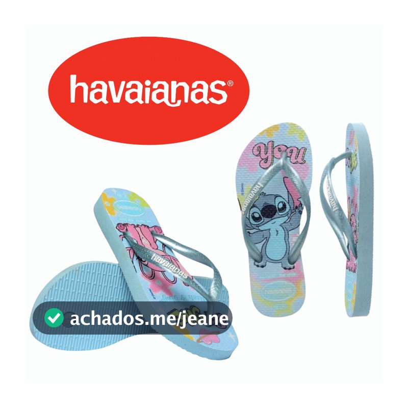 Havaianas Infantil Menina, Slim Kids Disney, Original