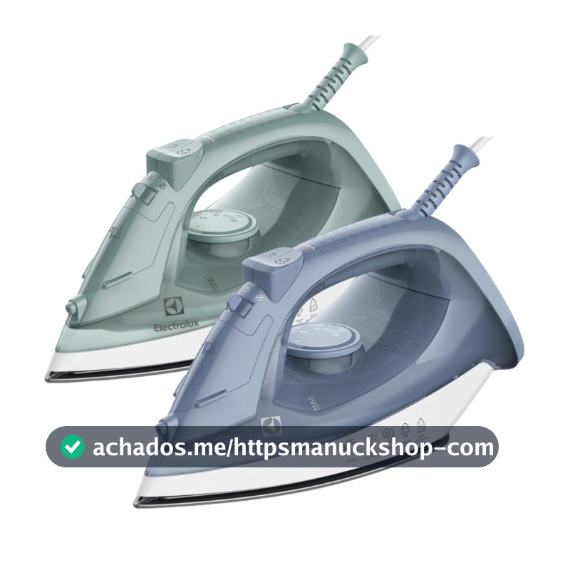 Ferro de Passar a Seco e Vapor Electrolux ESI10/ESI11 Efficient Base Antiaderente Vapor Vertical