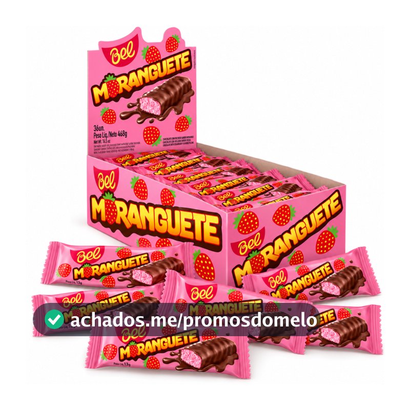 Chocolate Moranguete Bombom Display C/36 Unidades - Bel