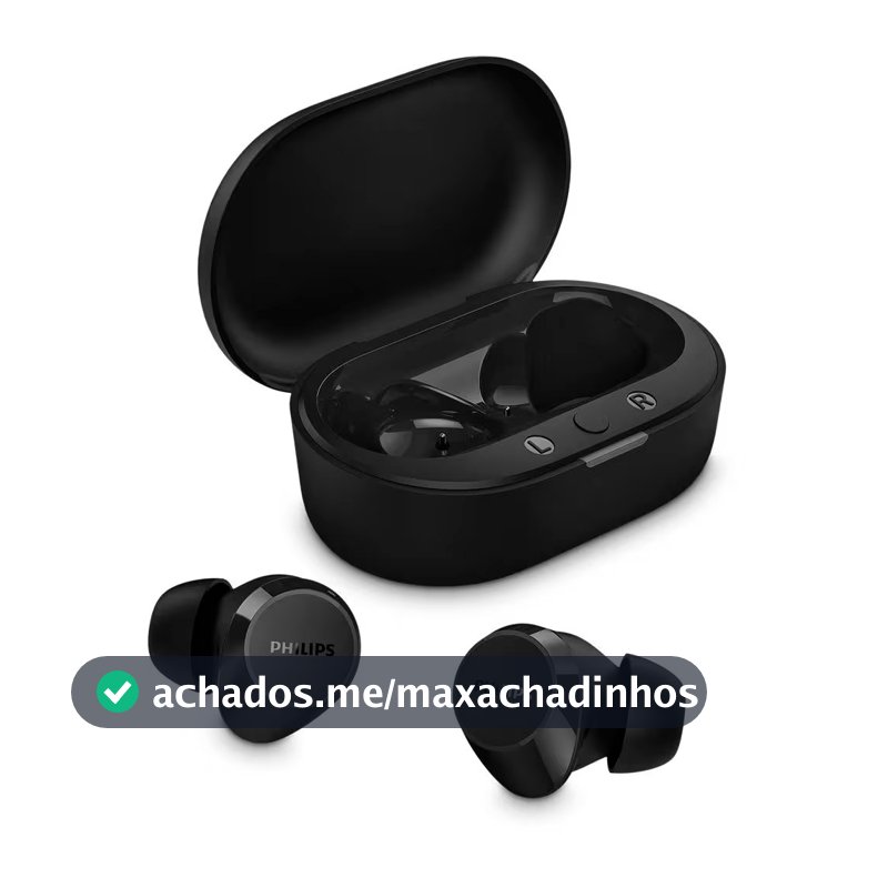 Fone de Ouvido Bluetooth TAT1209BK/00 com Microfone Philips