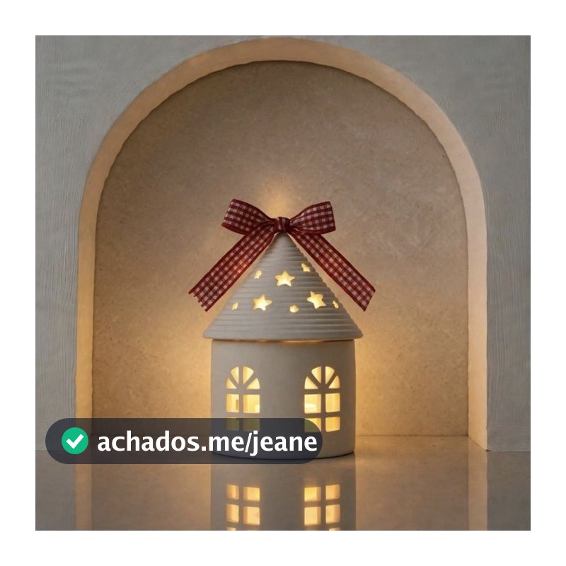Casa estilo Escandinava Estrelada em gesso - Decoração