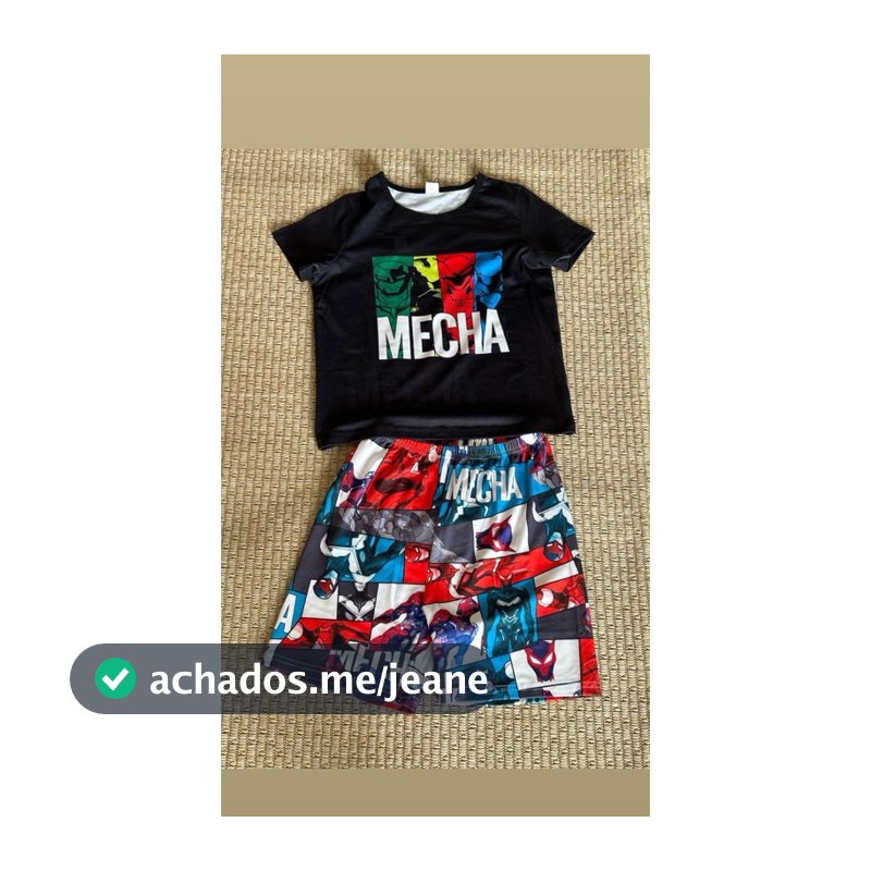 Conjunto infantil masculino estampado