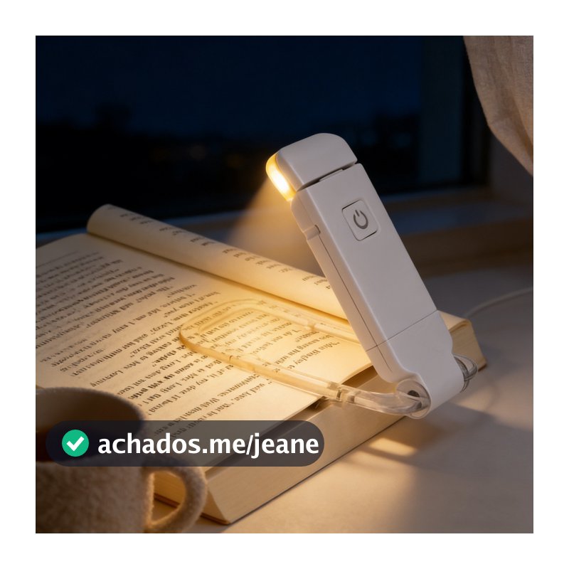 Luz De Leitura De Livros De Leds Brilho Ajustável USB Clip De Proteção Dos Olhos Portátil Bookmark Light CARN