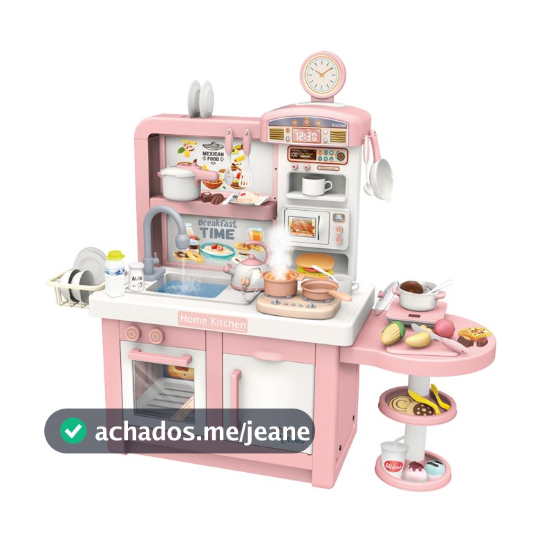 Cozinha Infantil Completa C/ Efeitos MasterCook Replay Kids