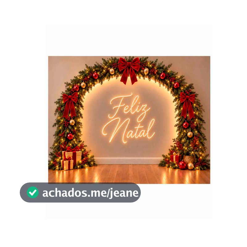 Painel Tecido Sublimado Natal 3x2