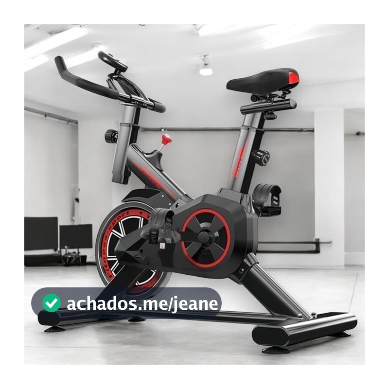 Bicicleta Spinning Ergométrica Para Exercícios Com Monitor Profissional Sport Suporta até 120kg