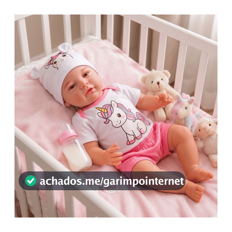 Bebê Reborn Boneca Menina Realista Angel Original Corpinho Em Silicone Com Bolsa Maternidade