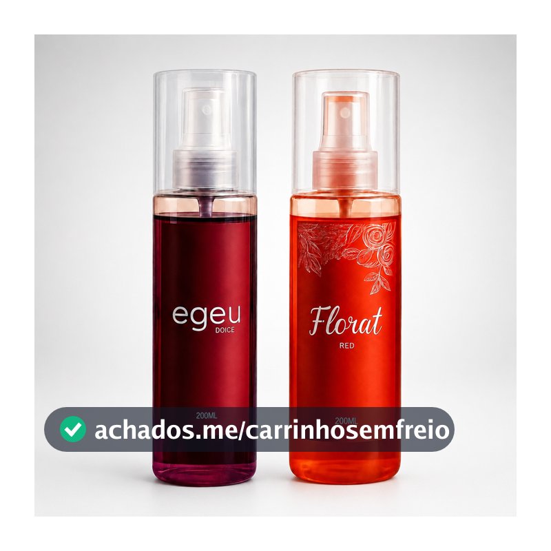 Kit Body Splash Dolce + Florata Red 200ml Feminino.