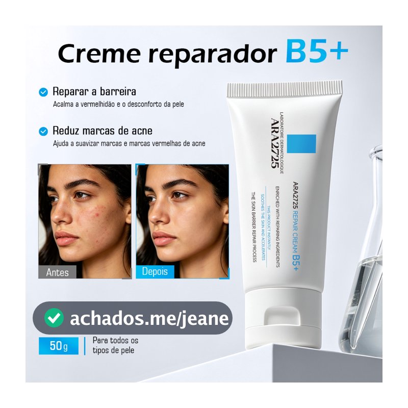 Creme Cicaplast Baume B5+ 50g Ara2725 com Vitamina B5 para Peles Sensíveis