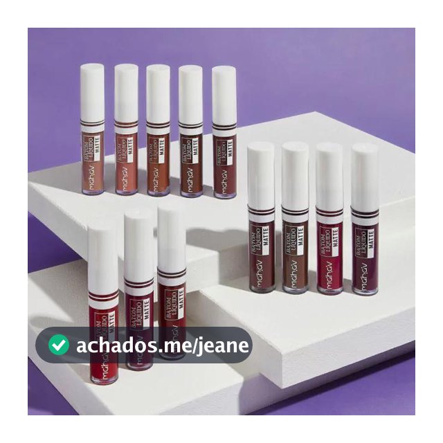 BATOM LÍQUIDO MATTE MAHAV ALTA PIGMENTAÇÃO