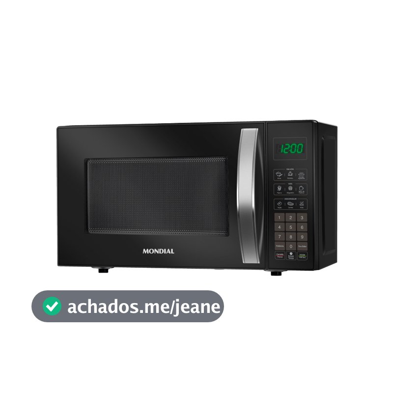 Micro-ondas Mondial Mo 01 21 B 1200w 60Hz 21 Litros