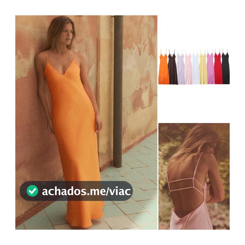 Vestido primavera com decote em V e comprimento médio em cetim de seda texturizado2452331 3248331