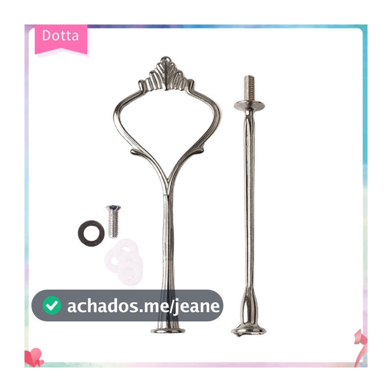 Dottam | Suporte Para Placa De Bolo De 2/3 Camadas , Alça De Coroa , Haste De Montagem , De Exibição Festa De Casamento