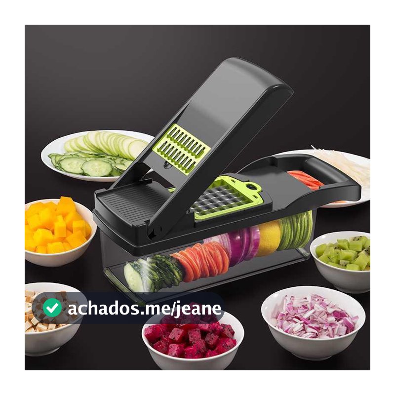 Profissional Multiuso Cozinha Slicer Aço Inox 16 em 1 Fatiador Cortador Ralador De Legumes Verduras Frutas Alimentos
