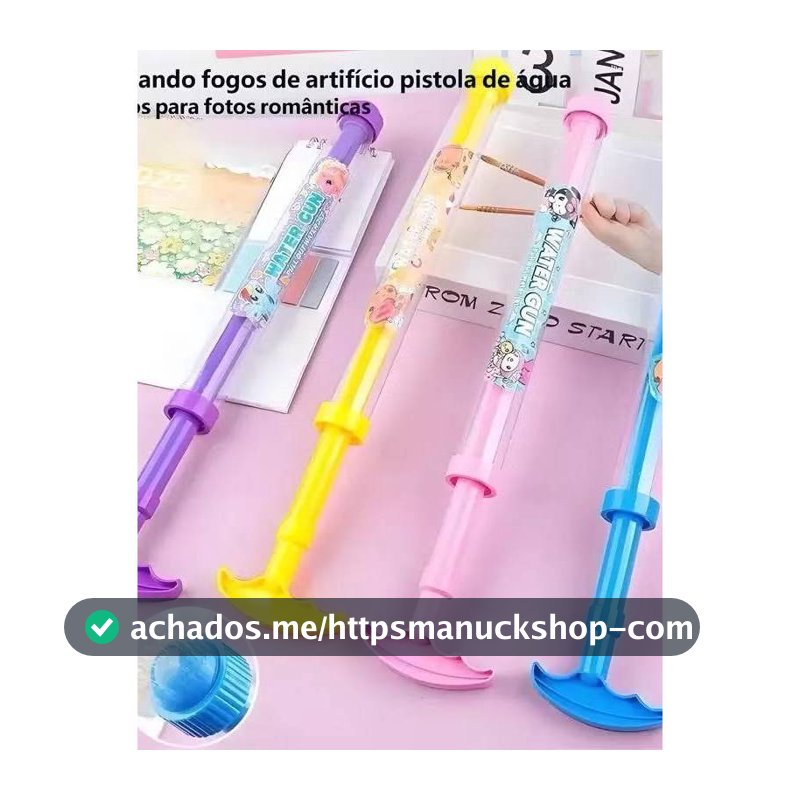 Lança Água Super Jato Efeito Fogos Diversão Ar Livre Praia Piscina Verão Brinquedo Pra Todas as Idades Bomba de Água
