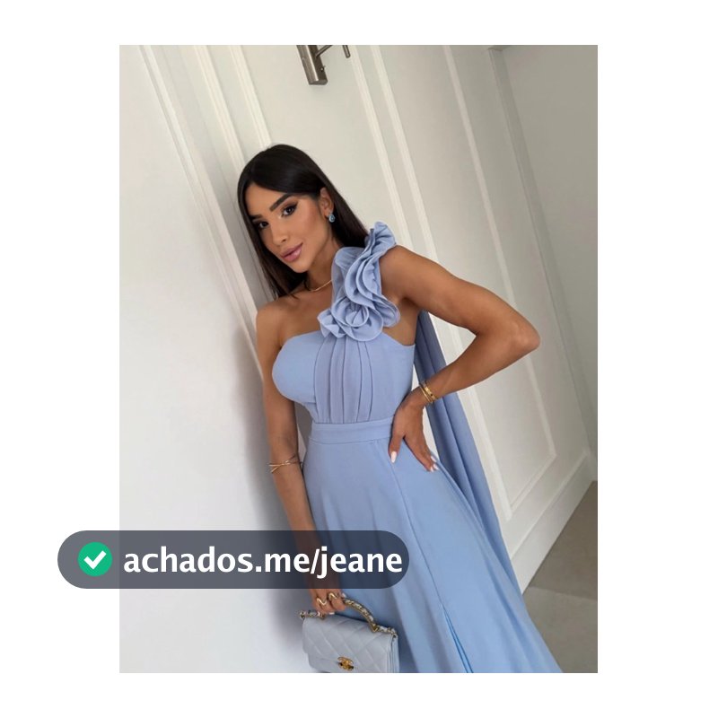 Vestido Festa Exclusivo Tecido Chifon (Entrar Em Contato Com O Vendedor Antes De Solicitar)
