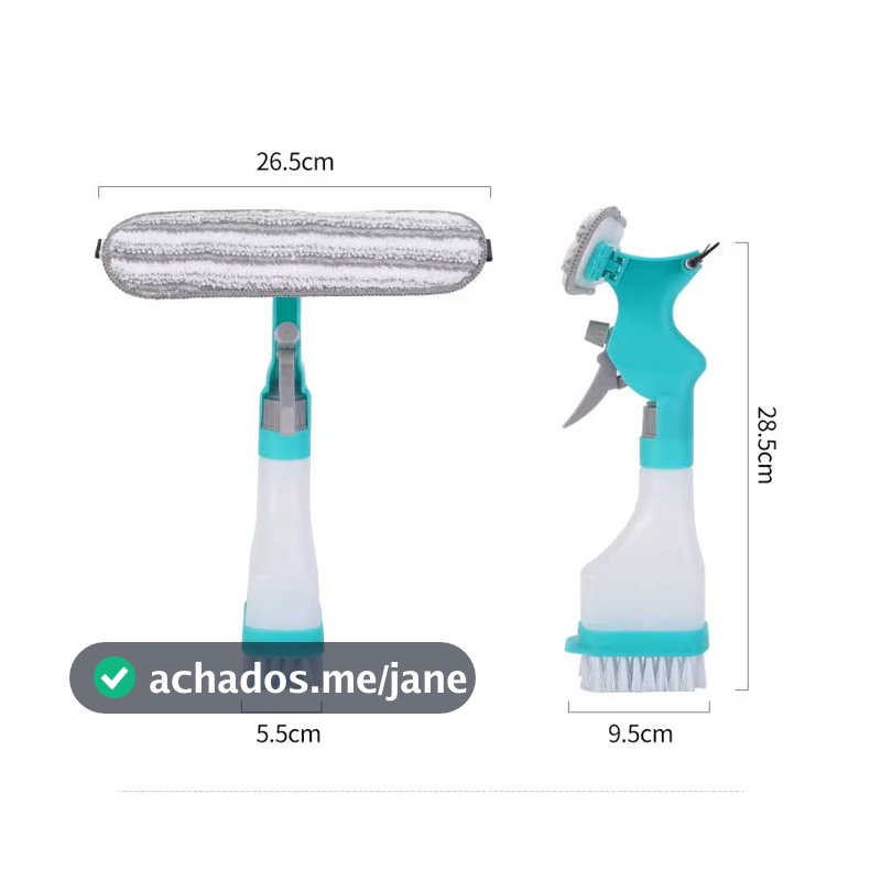 Rodo Spray Mop 4 Em1 Limpa Vidro Multiuso 250ml Vidro Janela - Bhz Store