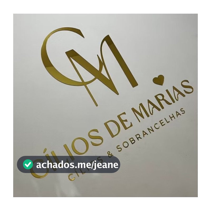 Logomarca em Acrílico logo personalizada