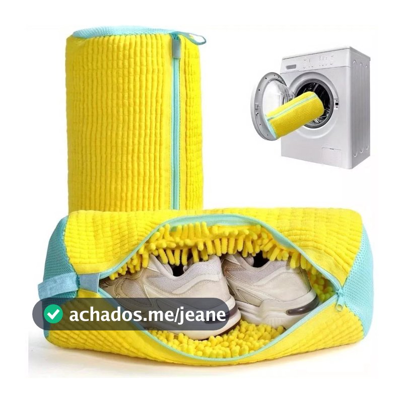 KIT 2  Saco de Lavagem de Sapatos com Proteção Total contra Deformações