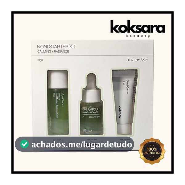 Celimax The Real Noni Starter Kit(Balancing Toner 30ml,Energy Ampule 10ml,Energy Repair Cream 10ml)