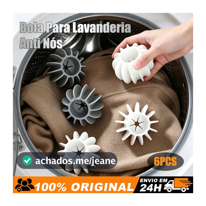 Removedor De Bolinhas E Pelos Bola Silicone Reutilizável Ideal Para Lavadora De Roupas