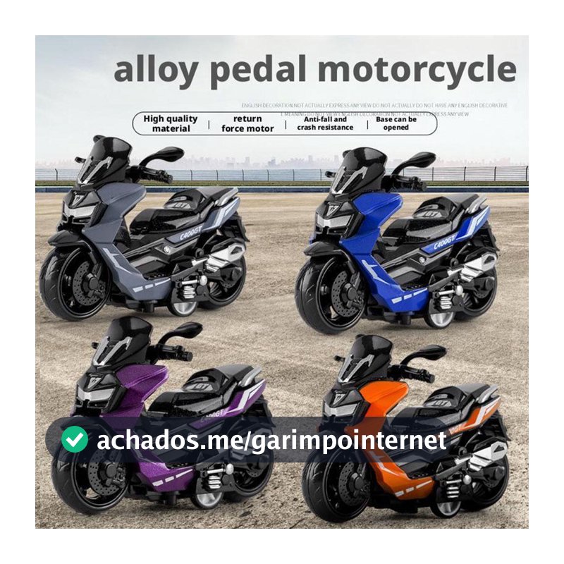 Brinquedo Infantil Viral Para Meninos Com Um Chaveiro De Motocicleta Fundido Que Parece Uma Scooter Real Brincar Ou Exib