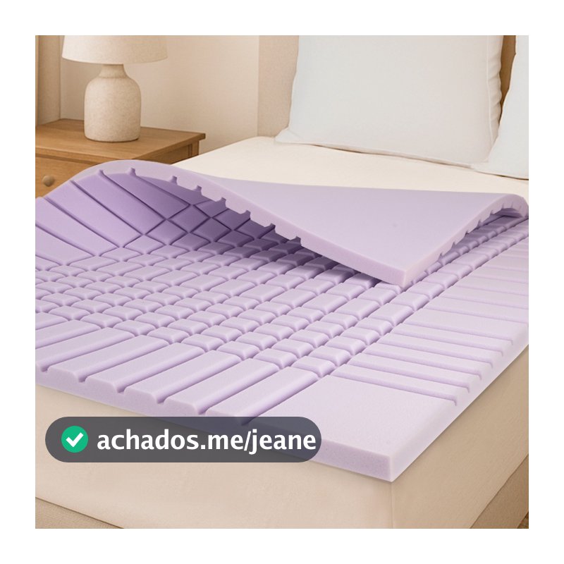 Pillow Top Anatomic High Resilience Espuma Premium BF Colchões - Solteiro, Casal, Queen e King