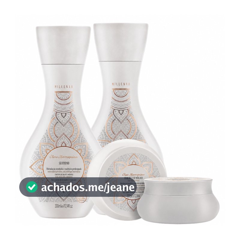 AMEND KIT MILLENAR ÓLEOS MARROQUINOS - 3 PRODUTOS