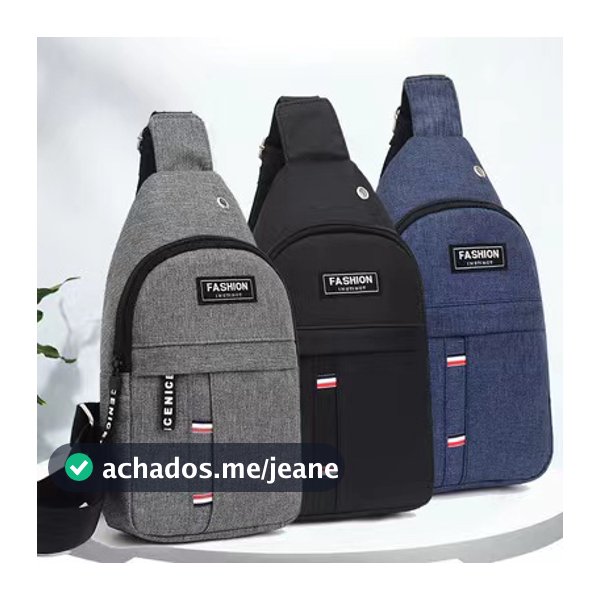 bolsa mensageiro masculina de grande capacidade marisa