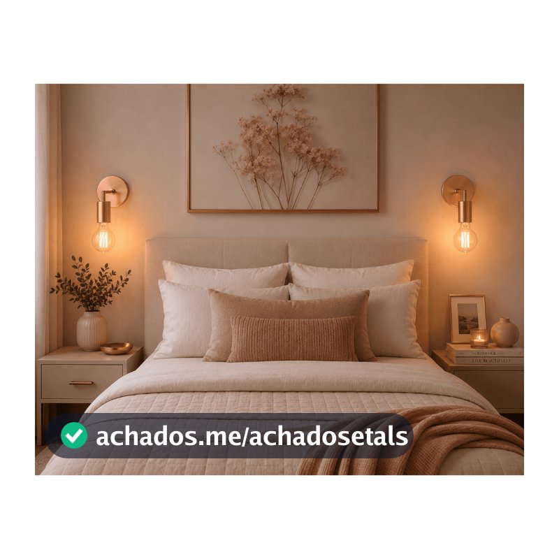Luminária Arandela de Parede Cabeceira Quarto Sala Corredor Retro Moderna Vintage Hotel 127v/220v