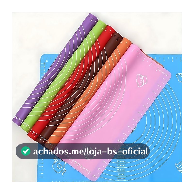 Tapete De Silicone Antiaderente Culinário 40X50CM Para Abrir Massa Confeitaria