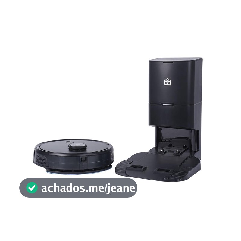 Smart Robô Aspirador Wi-Fi Autolimpante PRA2000 Mapeamento a Laser, Aspira, Varre e Passa Pano