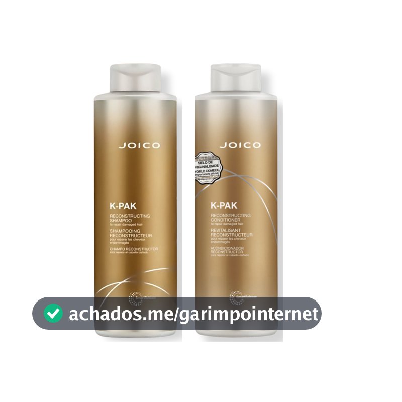 Kit Joico K-PAK To Repair Damage - Shampoo 1L e Condicionador 1 L