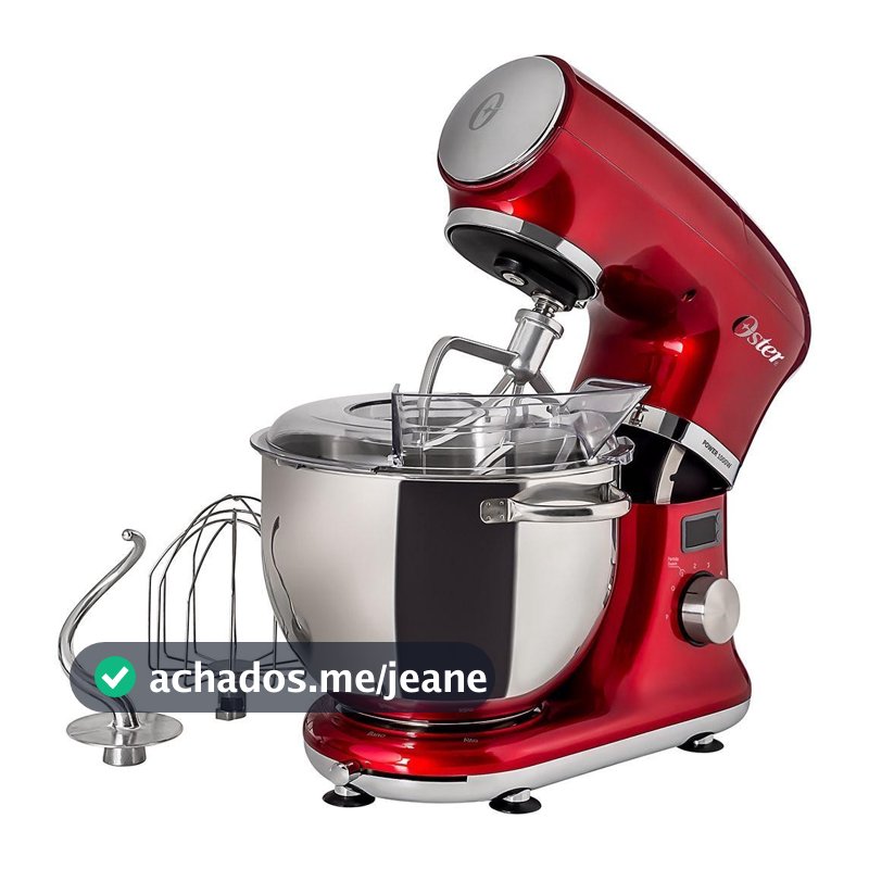 Batedeira Planetária Oster Vermelha 220V OBAT911-220