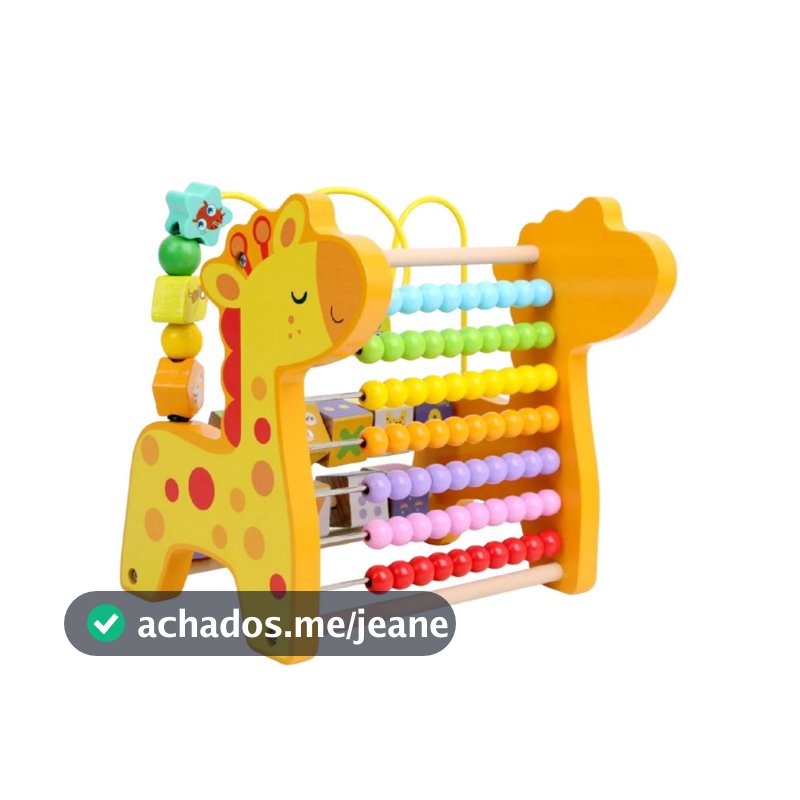 Brinquedo Educativo Montessori Desenvolvimento Criança Ábaco
