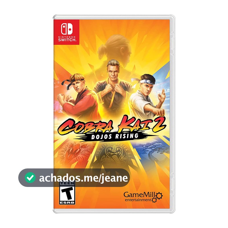 Cobra Kai 2 Dojos Rising Switch Midia Fisica
